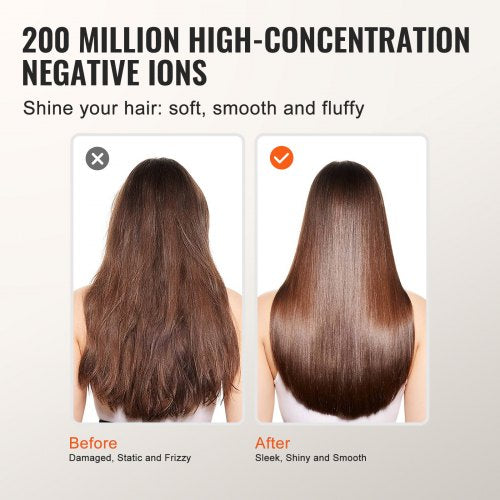 HighSpeed Hair Dryer with 102000RPM Brushless Motor 200 Million Negative