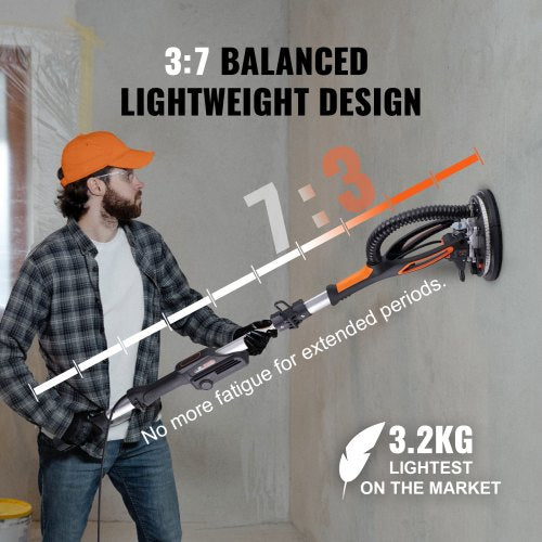 Drywall Sander 800W Brushless Motor Electric Sander Variable Speed