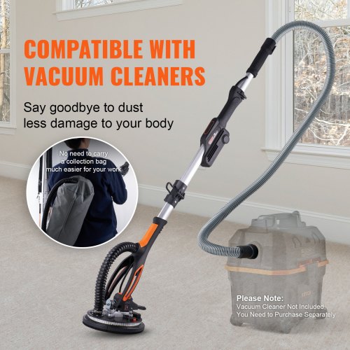 Drywall Sander 800W Brushless Motor Electric Sander Variable Speed