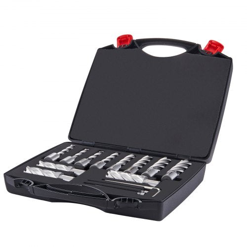 Annular Cutter Set 13 pcs Weldon Shank Mag Drill Bits 716 to 1116