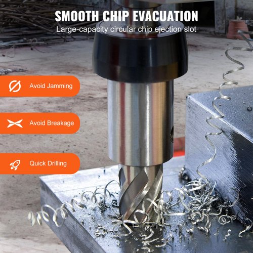 Annular Cutter Set 6 pcs Weldon Shank Mag Drill Bits 1 to 2 Cutting