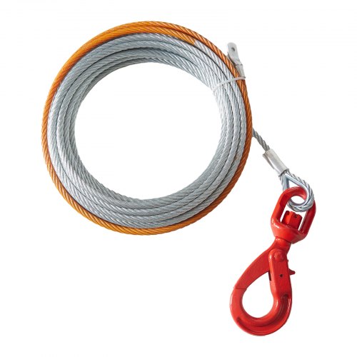 Galvanized Steel Winch Cable 38 Inch x 50 Feet 15200 lbs Breaking