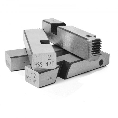 Threading Machine Dies 12 NPT Pipe Dies4 Packs RightHanded HSS Pipe