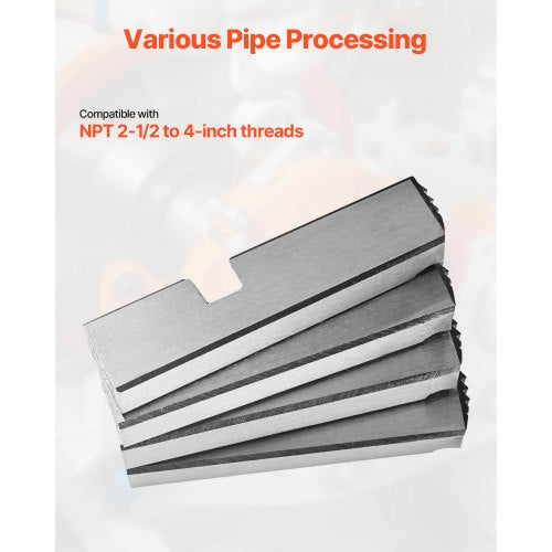 Threading Machine Dies 212 to 4 NPT Pipe Dies4 Packs RightHanded