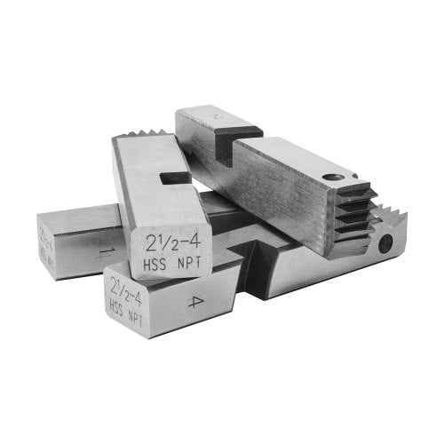 Threading Machine Dies 212 to 4 NPT Pipe Dies4 Packs RightHanded