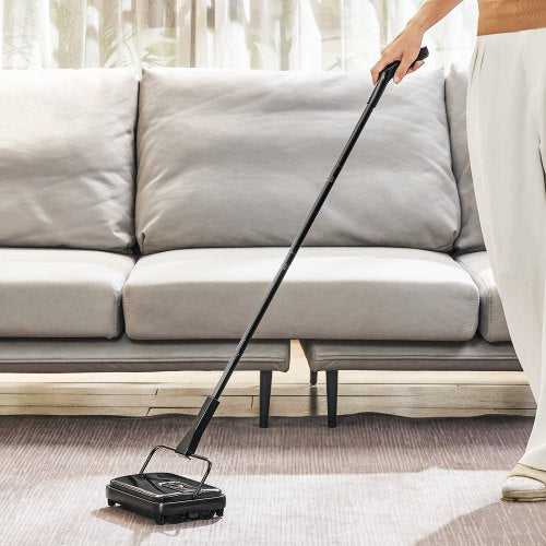 Carpet Sweeper 7.87 in Sweeping Paths Floor Sweeper Manual Non Electric