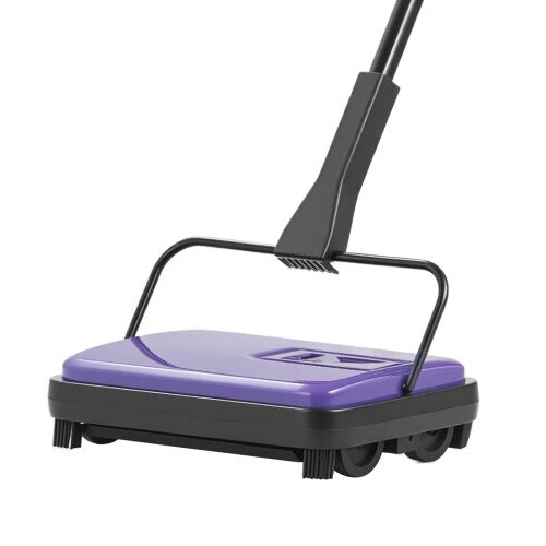 Carpet Sweeper Manual Floor Sweeper with 300 ml Dustbin Capacity Easy to Empty