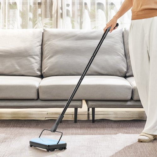 Carpet Sweeper Manual Floor Sweeper with 300 ml Dustbin Capacity Easy to Empty