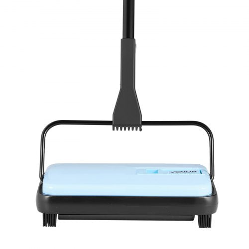 Carpet Sweeper Manual Floor Sweeper with 300 ml Dustbin Capacity Easy to Empty