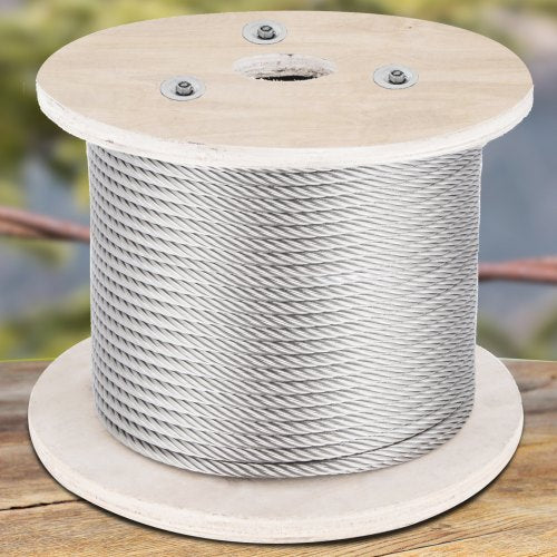 316 Stainless Steel Cable 500FT Stainless Steel Wire Rope of 532 Inch