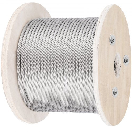 316 Stainless Steel Cable 500FT Stainless Steel Wire Rope of 532 Inch