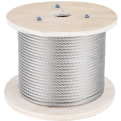 316 Stainless Steel Cable 500FT Stainless Steel Wire Rope of 532 Inch