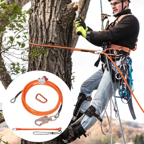 12.7mm Steel Core Flipline 16ft48m Arborist Flipline for Tree Climbing
