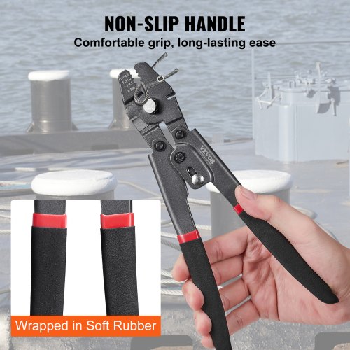 Wire Rope Crimping Tool and Cutter Up To 22mm Wire Cable Crimps 164 –