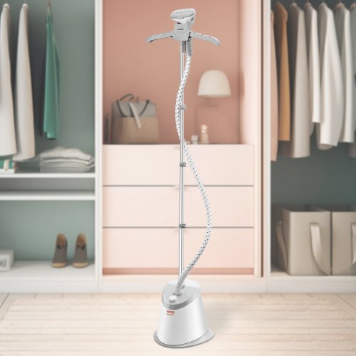 Standing Steamer with Foldable Garment Hanger 0.5Gallon Water Tank for 90