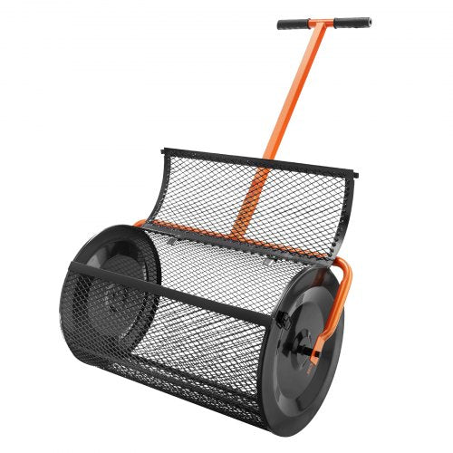 Compost Spreader 244256 Height Adjustable Handle 24 Wide Lawn and Garden Peat