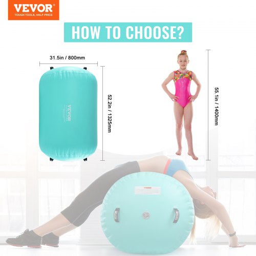 Air Mat Tumble Track Air Spot Round Inflatable Air Roller Air Barrel