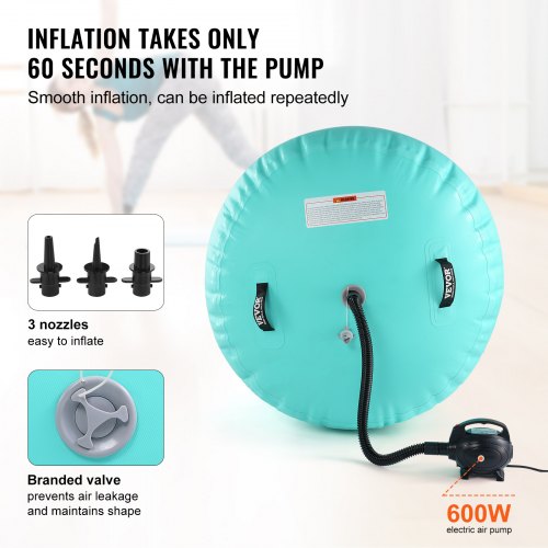 Air Mat Tumble Track Air Spot Round Inflatable Air Roller Air Barrel