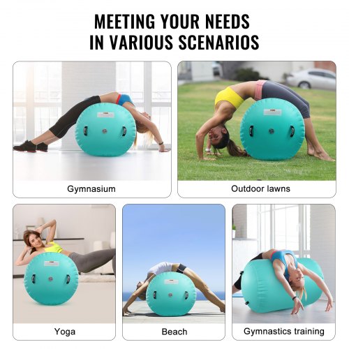Air Mat Tumble Track Air Spot Round Inflatable Air Roller Air Barrel