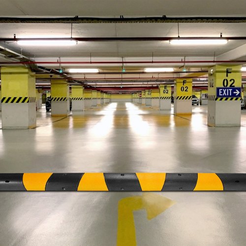 2pcs 6 Feet Rubber Speed Bump Driveway Modular Heavy Duty Speed Bumps 724 x