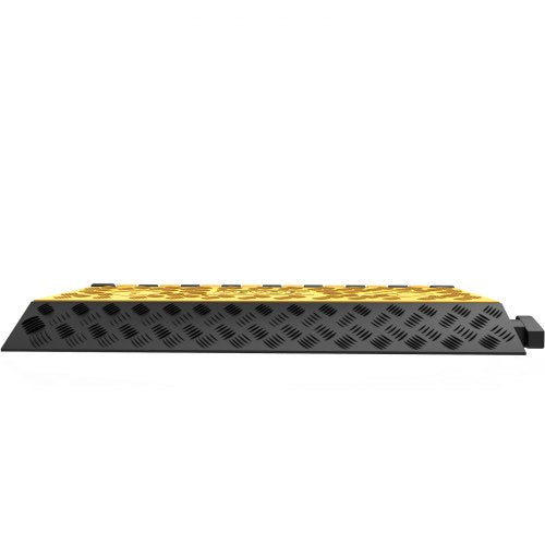 Rubber Cable Guard 3Channel 2 x 2.3 in – Durable Cord Protection Ramp
