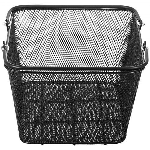 Shopping Baskets with Handles 12PCS Black Metal Shopping Basket Portable