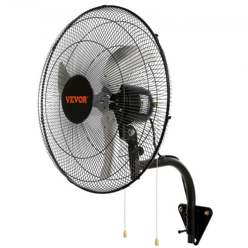 Wall Mount Fan 2 PCS 20 inch Oscillating 3speed High Velocity Max 4000