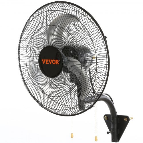 Wall Mount Fan 18 Inch 3speed High Velocity Max 4000 CFM Oscillating