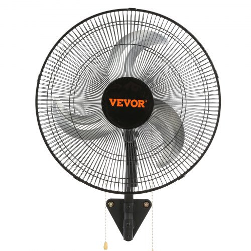 Wall Mount Fan 18 Inch 3speed High Velocity Max 4000 CFM Oscillating