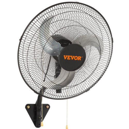 Wall Mount Fan 18 Inch 3speed High Velocity Max 4000 CFM Oscillating