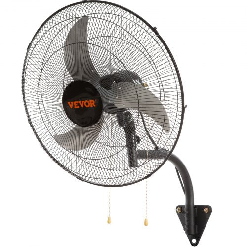 Wall Mount Fan 20 Inch 3speed High Velocity Max 4650 CFM Oscillating