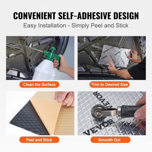 Car Sound Deadening Mat 50 mil 52 sqft Car Sound Dampening Material Butyl