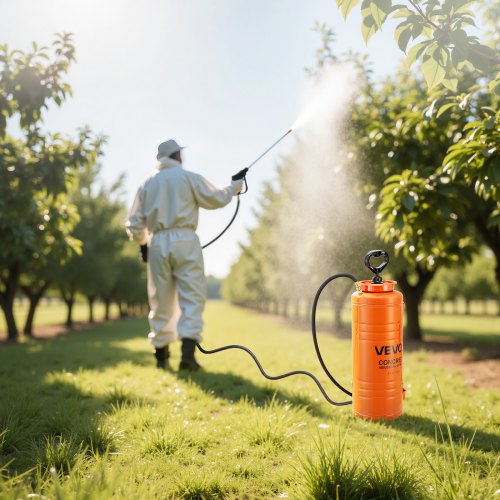 Industrial Concrete Sprayer 3.5 Gallon Stainless Steel Heavy Duty Tripoxy Pump