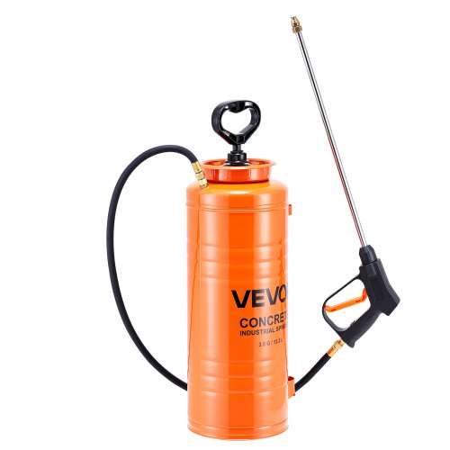 Industrial Concrete Sprayer 3.5 Gallon Stainless Steel Heavy Duty Tripoxy Pump