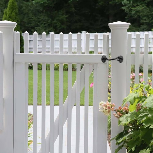 Hook and Eye Gate Latch 2 Pack Barn Door Latch Hook with Mounting Screws