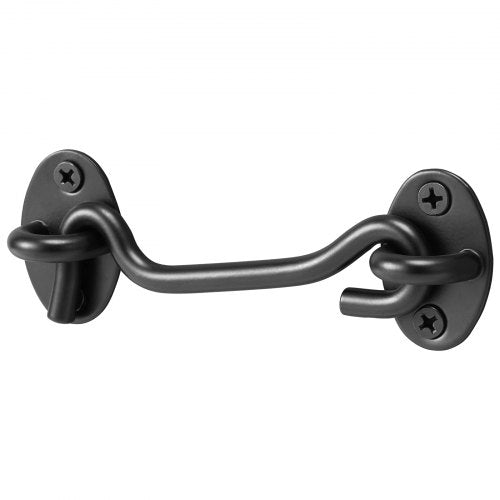 Hook and Eye Gate Latch 2 Pack Barn Door Latch Hook with Mounting Screws