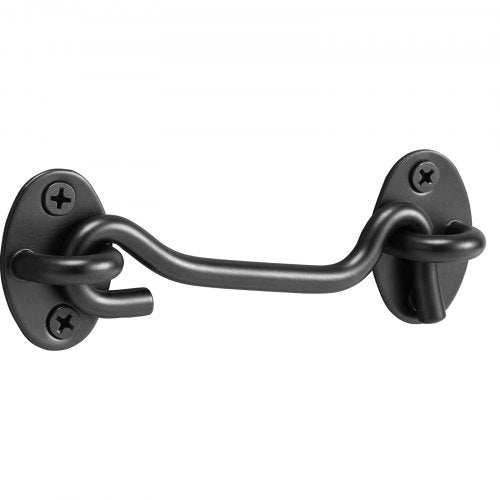 Hook and Eye Gate Latch 2 Pack Barn Door Latch Hook with Mounting Screws