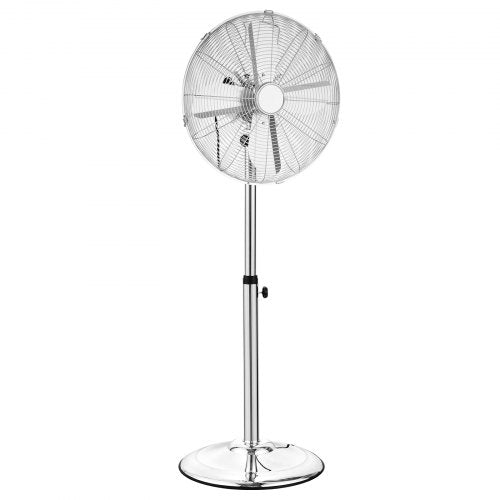 Industrial Pedestal Fan 16 Inch 75Degree Oscillating Fan Height