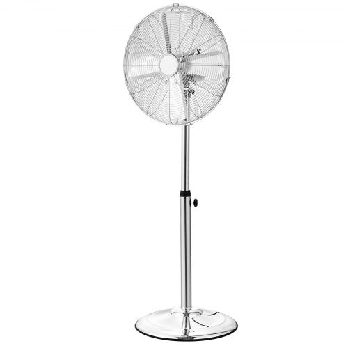 Industrial Pedestal Fan 16 Inch 75Degree Oscillating Fan Height