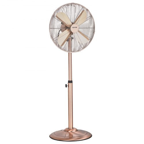 Industrial Pedestal Fan 16 Inch 75Degree Oscillating Fan Height