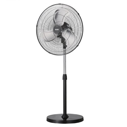 Industrial Pedestal Fan 18 Inch 90Degree Oscillating Fan Height