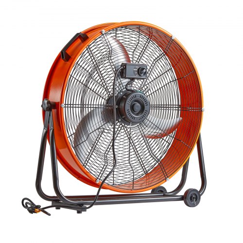 Drum Fan 24 Inch High Velocity Industrial Shop Fan Heavy Duty Commercial