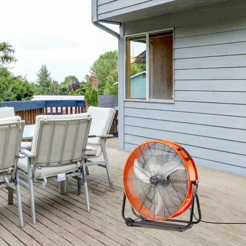 Drum Fan 24 Inch High Velocity Industrial Shop Heavy Duty Commercial Use