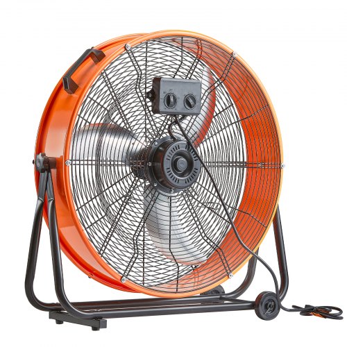 Drum Fan 24 Inch High Velocity Industrial Shop Heavy Duty Commercial Use