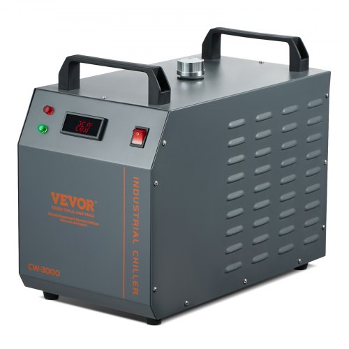 Industrial Water Chiller Cw3000 80W Aircooled Cooler Cooling System With 12 L