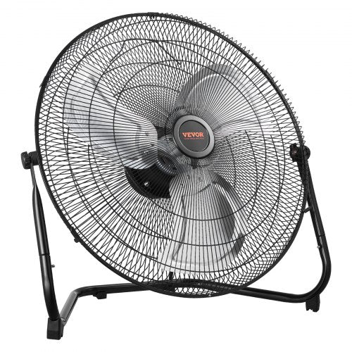 2 PCS Floor Fans 3 Speeds High Velocity Heavy Duty 20 Inch Industrial Fan