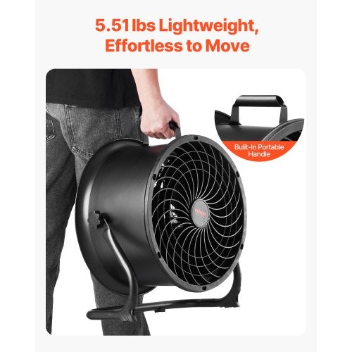 Floor Fan 3 Speeds High Velocity Heavy Duty 14 Inch Industrial Fan 2520