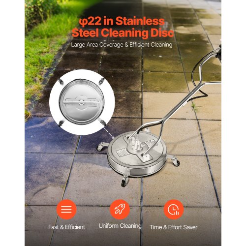 22 Pressure Washer Surface Cleaner Stainless Steel Pressure Washer