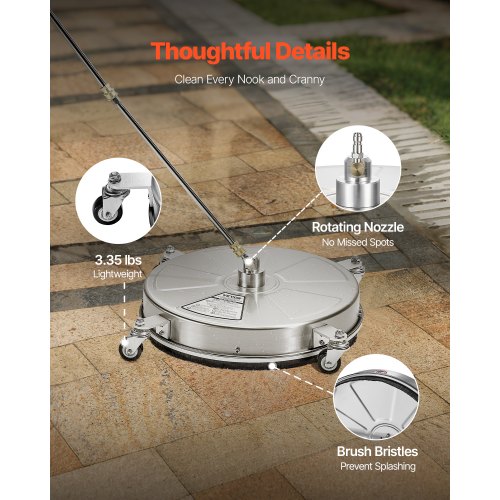 18 Pressure Washer Surface Cleaner Stainless Steel Pressure Washer