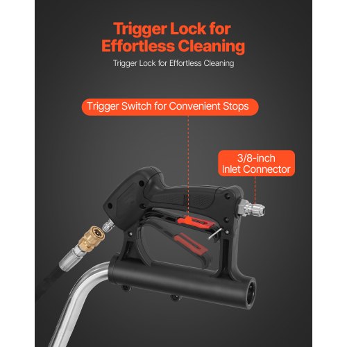 24 Pressure Washer Surface Cleaner Stainless Steel Attachments With 4 Wheels